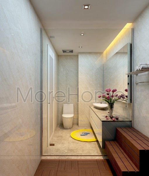 Thiết kế nội thất phòng tắm, nhà vệ sinh căn hộ Lexington